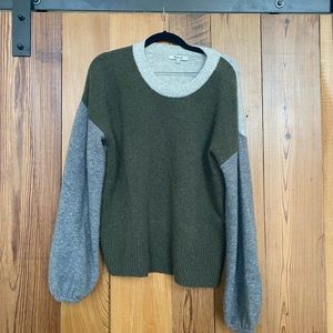 Madewell Colorblock Crewneck Sweater